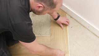 Karndean How To SeriesFitting a Herringbone floor  Rigid core 2G [upl. by Teddman]