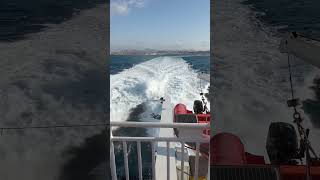 Fred Olsen Ferry Boat from Corralejo Fuerteventura to Playa Blanca Lanzarote travel canaryislands [upl. by Piefer]