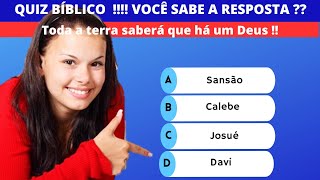 5 QUIZ BÍBLICOS  QUIZ BÍBLICO PERGUNTAS E RESPOSTAS Gincana Católica [upl. by Ennaul]