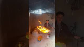 Making Fire🔥Wali Dhaniya Noodles shorts [upl. by Farrington]