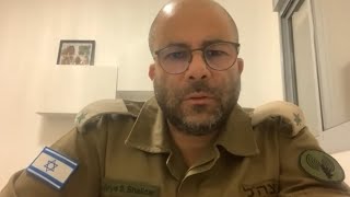 IDFSprecher Arye Sharuz Shalicar  Zur aktuellen Lage in Israel [upl. by Eidnyl]