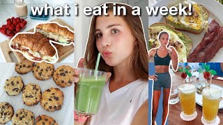 WHAT I EAT IN A SUMMER WEEK 2024 healthy amp easy meal ideas [upl. by Applegate]