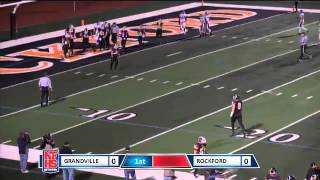 Rockford 65 yd td run breaking multiple tackles and staying in bounds by Tyler Bradfield [upl. by Ardnoel]