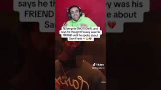 N3on Gets EMOTIONAL And Says He Thought Fousey Was His FRIEND Until He Speaks About Sam 😮 shorts [upl. by Haelam]