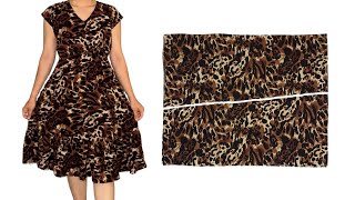 💃 Sew This Stunning Dress in Just 10 Minutes ⚡ Easy AllSize Summer Trend 🌸 [upl. by Aldredge]