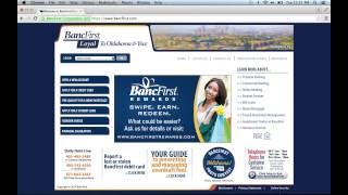 BancFirst Online Banking Login Instructions [upl. by Rather339]