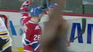 Mike Cammalleri Hat Trick vs Bruins 1242009 [upl. by Somisareg762]