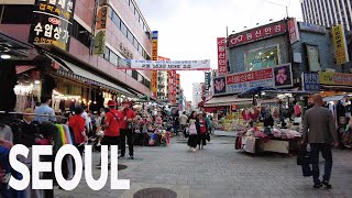 휴일 낮 명동거리와 남대문시장 풍경  Myeongdong and Namdaemun Market [upl. by Arah]