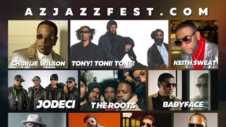 Arizona Jazz Festival March 2024 Lineup Announced Charlie Wilson Babyface SWV and more [upl. by Othe]