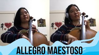 Allegro Maestoso water music  Handel cello version [upl. by Jem]