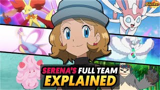 Serenas Full Pokémon Team EXPLAINED Pokémon XYampZPokémon Journeys [upl. by Cirdor673]