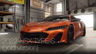 【CSR2】2022 NSX TYPE S gold version • tune amp shift • 7714 [upl. by Gen877]