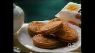 Arnotts Hazelnut Biscuits  Australian Ad  1989 [upl. by Nekcerb930]