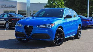 2022 Alfa Romeo Stelvio Veloce  Features Review amp POV Road Test [upl. by Llerehc]