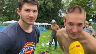 Szene Openair 2023 Besucherumfrage Super Stimmung am Campingplatz [upl. by Jensen337]