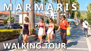 Marmaris City Street Walking Tour Muğla Turkey 4K [upl. by Rogerson]