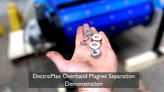 ElectroMax Overband Magnet Separation Demonstration [upl. by Otcefrep]