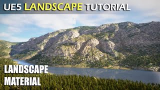 Unreal Engine 5 Landscape Material  UE5 Tutorial [upl. by Zeret]