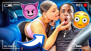 LETS DO IT IN THE BACKSEAT PRANK ON GIRLFRIEND Cute Reaction [upl. by Ymeraj380]