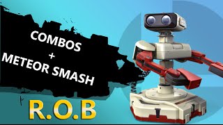 Rob  Meteor Smash  Combos  Super Smash Bros [upl. by Noxid194]