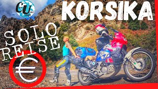 15 TAGE SOLO MOTORRAD REISE 💰KOST€N ✅ Münster bis KORSIKA [upl. by Adnola]