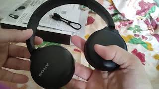 Unboxing Wireless Stereo Headset  Headphone Sony WHCH510 Electronic City Music Play 35 Hours [upl. by Anahsor]