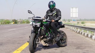 Channel pe pheli bar Kawasaki Z650 Full Throttle [upl. by Alyekahs]