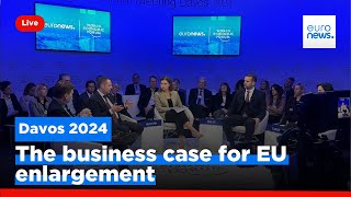 Davos 2024 The business case for EU enlargement [upl. by Otrebogad313]