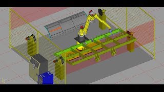 Симуляция и Offlineпрограммирование сварки роботом FANUC ArcMate 100iC6L в программе Roboguide [upl. by Belle461]