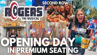 Rogers the Musical OPENING DAY Premium Seating  California Adventure June 30 2023 [upl. by Shirk]