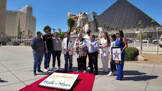 El Paseo De Las Estrellas realizó la Develación de la Estrella a SERVANDO CANO en LAS VEGAS [upl. by Einnahc]