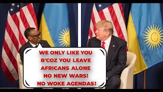 Rwanda President Reveals Why Most Africans are Happy Trump Won HINT He Just Doesnt Care [upl. by Eremihc]