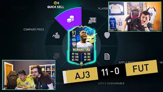 DANNY AARONS SILAS DISCARD PRANK PRO PLAYER SQUAD BUILDER SHOWDOWN [upl. by Anauqat]