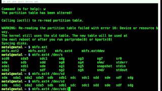 Creating and Formatting Partitions with FDISK and mkfs  BASH  Linux [upl. by Killarney]