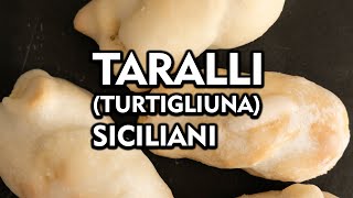 I taralli siciliani sono i dolci tipici del giorno dei morti  ricetta antica originale [upl. by Twedy171]