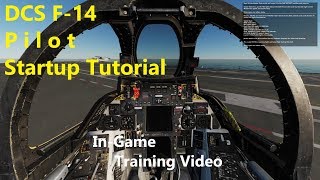 DCS F14 Pilot Startup [upl. by Yelnik]