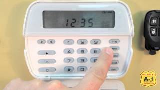 A1 DSC How to Arm and Disarm your Power Series Alarm Panel [upl. by Waterer]