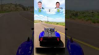 Cristiano Ronaldo VS Lionel Messi  forza horizon 5  shorts [upl. by Nerraw]