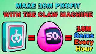 Making Hundreds of Millions of Diamonds Each Day With The Claw Machine In Pet Simulator 99 [upl. by Kingsley275]