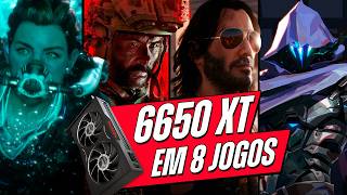 Benchmark na RX 6650 XT em 8 Jogos Veja a Performance Incrível 🤩 [upl. by Sewoll610]