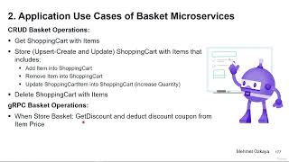 8 004 Domain Analysis of Basket Microservices Models UCs Rest Apis Databases [upl. by Ailuj231]