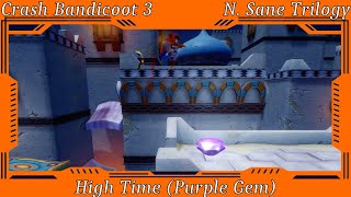 Crash Bandicoot 3 Warped  High Time Purple Gem [upl. by Sianna125]