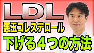 【LDL】悪玉コレステロール値が高くなる原因と適正値に下げる４つの方法を解説します。 [upl. by Niram]