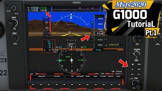 Mastering the G1000 PFD in MSFS2020 A StepbyStep Tutorial Easy to understand amp Time Stamped [upl. by Graniela396]