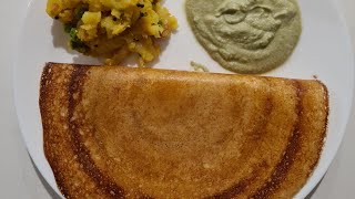 Vidyarthi bhavan style masala dosa full recipeವಿದ್ಯಾರ್ಥಿ ಭವನ ಮಸಾಲ ದೋಸೆCrunchy dosa Masala dosa [upl. by Lael]