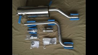 Fiesta MK8 10 Ecoboost Euro62 GPF Milltek resonated back exhaust system [upl. by Aydin]