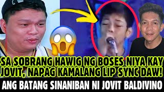 😱😱BATANG SINAPIAN NG SPIRITO NI JOVIT BALDIVINO NAPAG KAMALANG LIP SYNC SA SOBRANG HAWIG NG BOSES [upl. by Lekcim993]