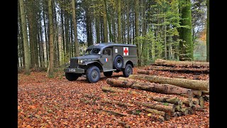 Dodge WC54 Ambulance Dodge Truck 2WK second world war ww2 oldtimer 1942 truck Veteranenhalle us army [upl. by Feltie]