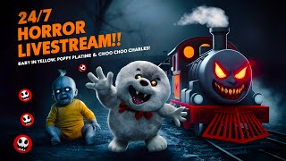 247 Horror Livestream Poppy Playtime shorts shortsfeed [upl. by Akerehs]