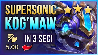 3 STAR KOGMAW GOES SUPERSONIC BRRRRR  TFT SET 13 Automata Watcher Team Comp  Teamfight Tactics [upl. by Stormy]